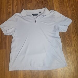 Perry Ellis 100% Pima Cotton Mens Quarter Zip Xl Soft & Comfortable A91